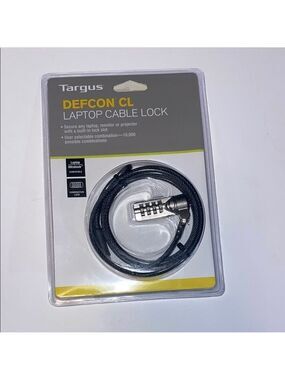 Targus Black Laptop Security Cable Lock